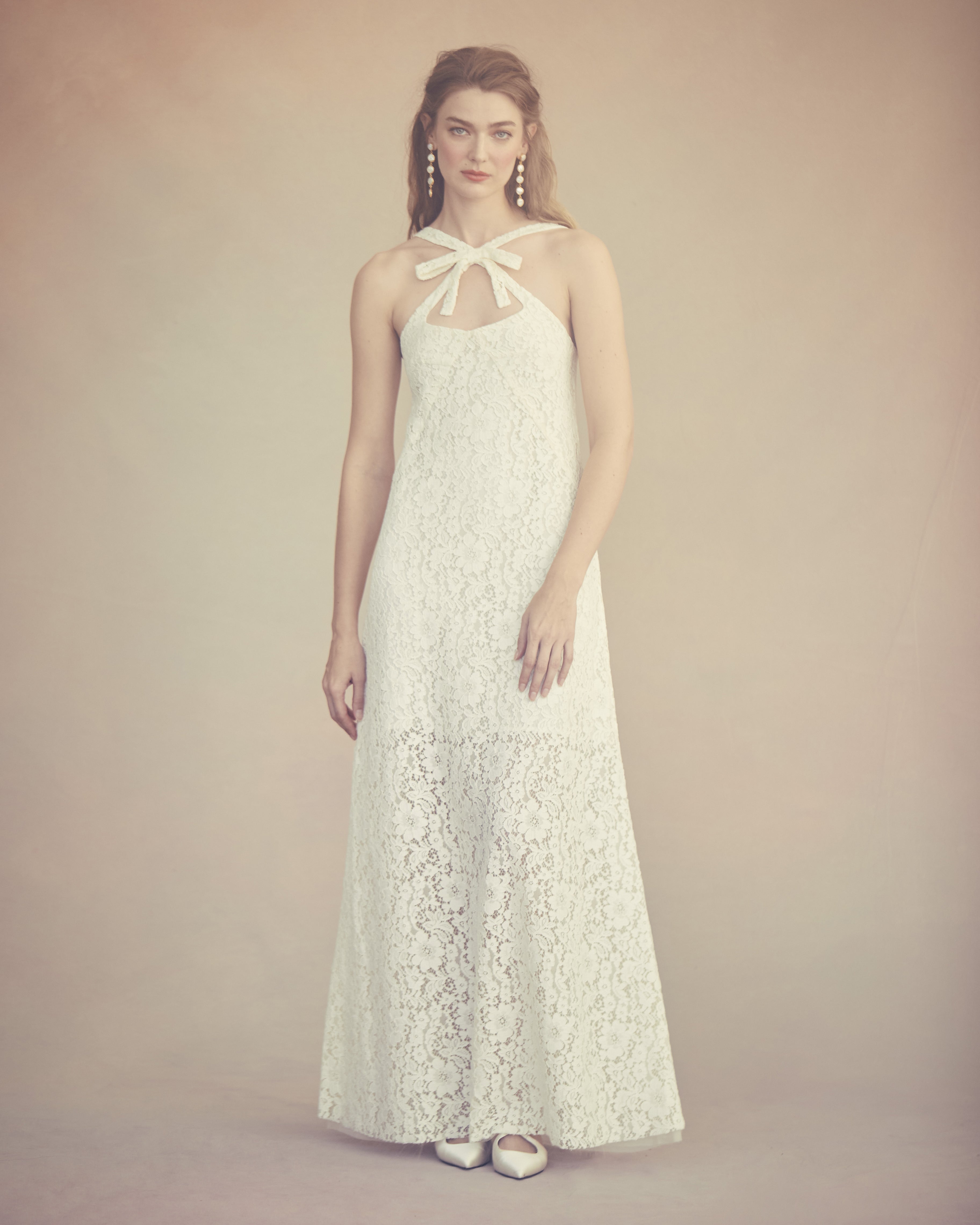 Daphne Dress in Ivory Lace