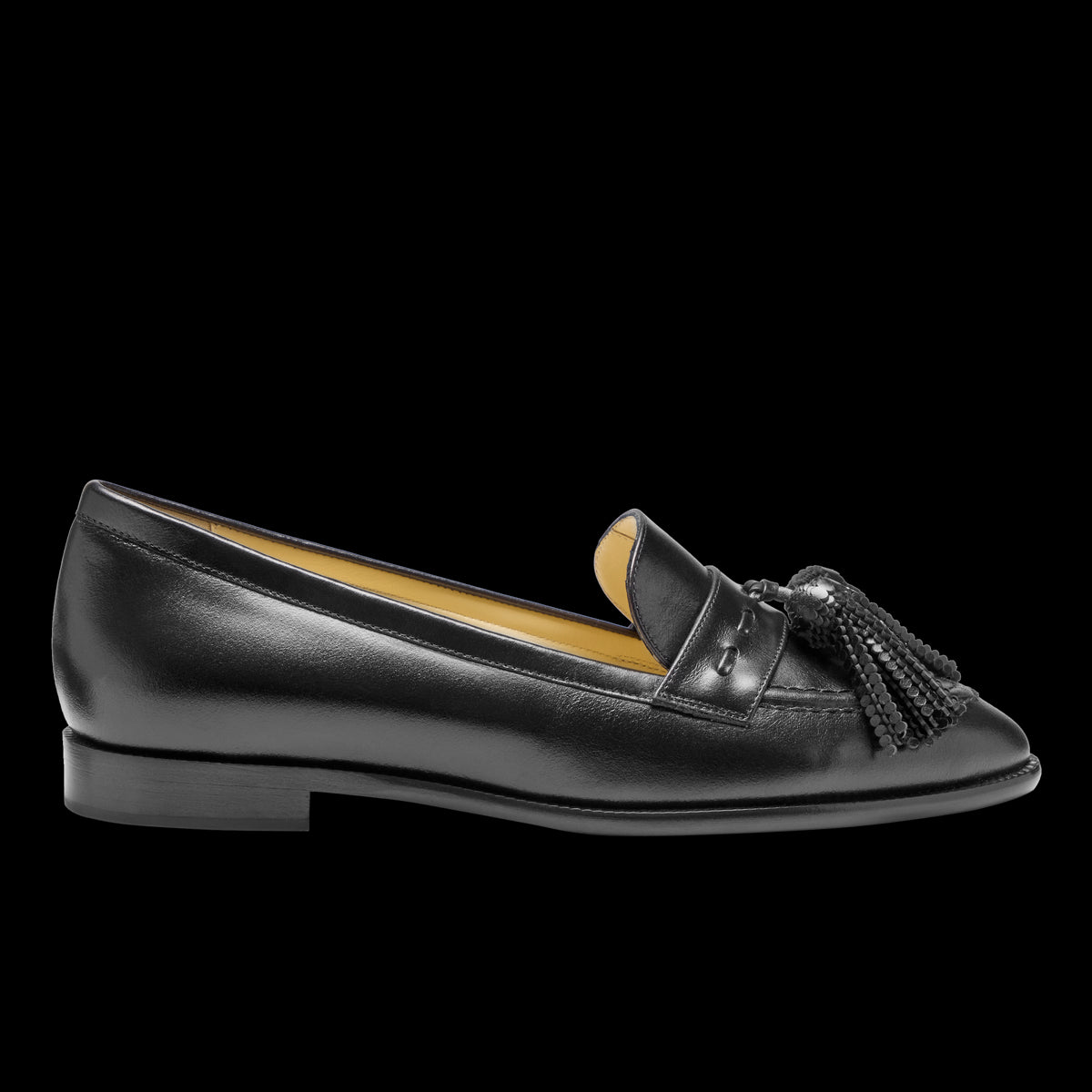 Janet Loafer in Black Box Calf