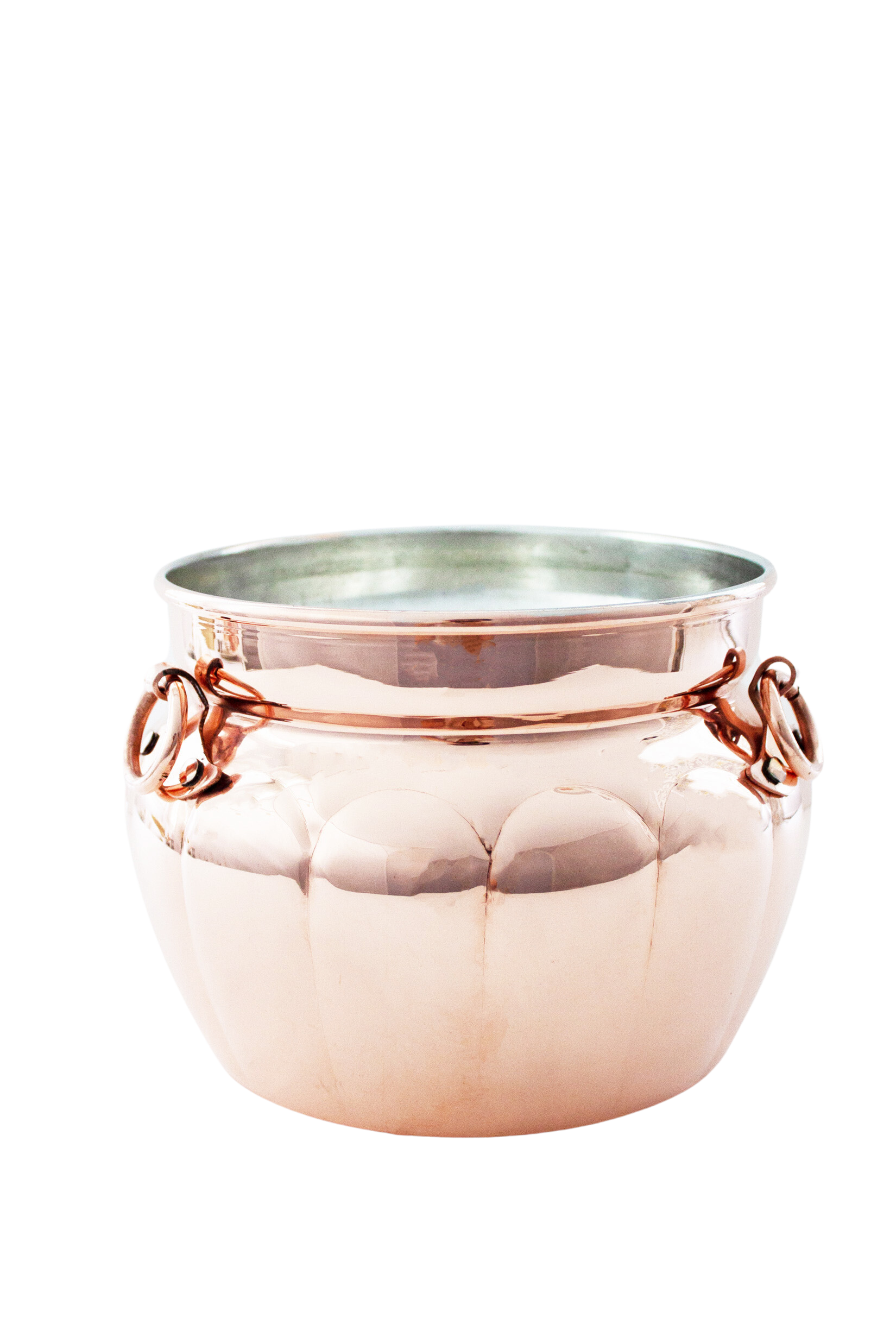 Vintage Inspired Copper Cauldron Pot