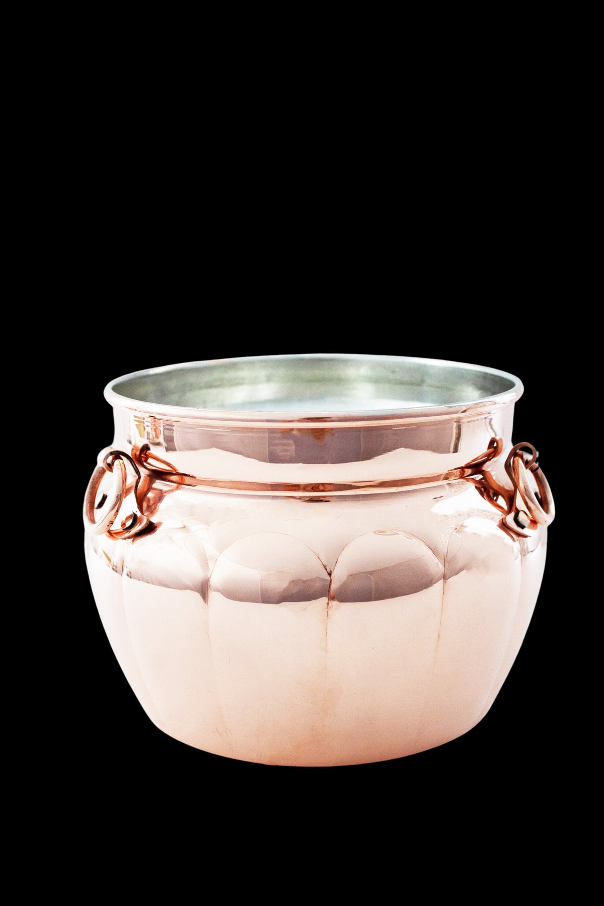 Vintage Inspired Copper Cauldron Pot