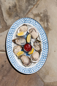 Oval Platter in Fish Camp