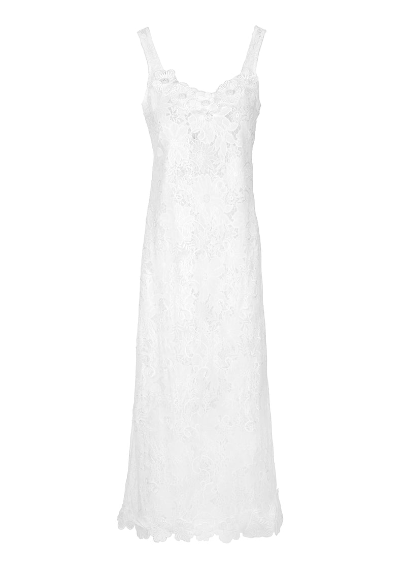 Hera Maxi Dress in White