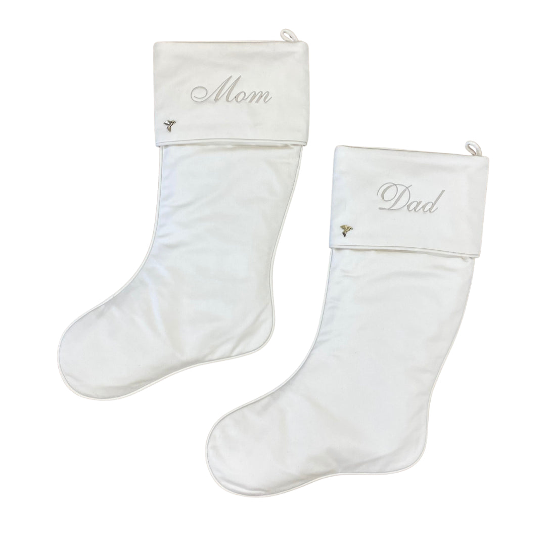 Ivory Christmas Stocking