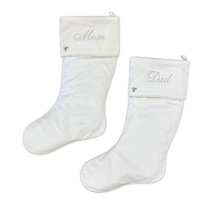 Ivory Christmas Stocking