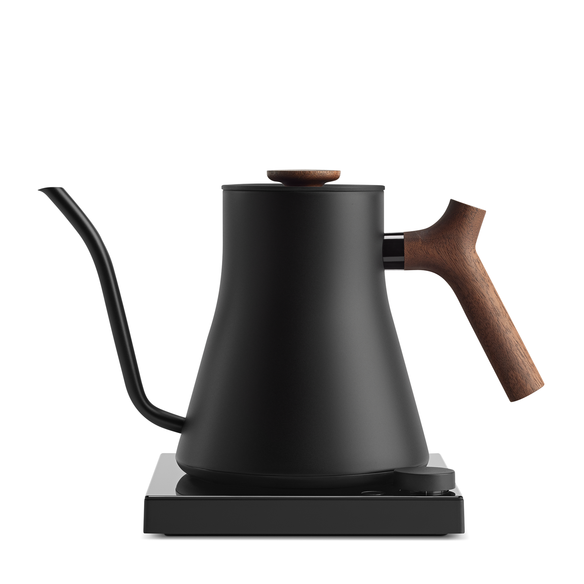 Stagg EKG Pro Electric Kettle | Studio Edition-Wooden Accents: Matte Black + Walnut-Stagg EKG 0.9 L-Fellow