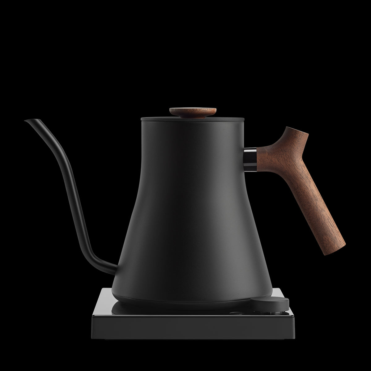 Stagg EKG Pro Electric Kettle | Studio Edition-Wooden Accents: Matte Black + Walnut-Stagg EKG 0.9 L-Fellow