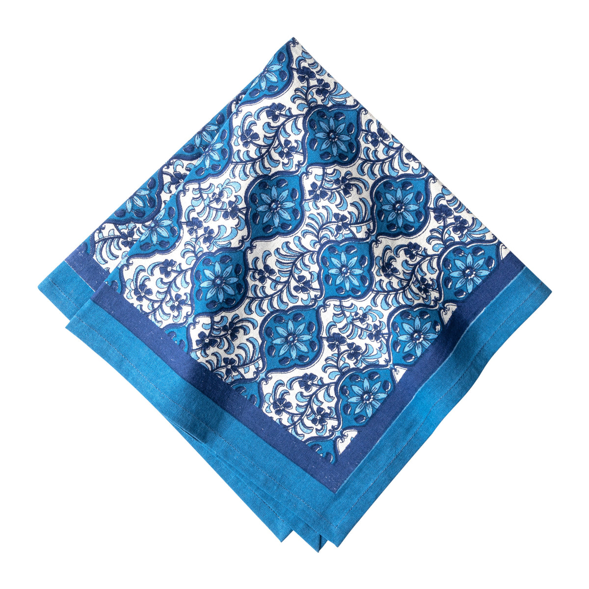 Azulejo Blue Napkins, Set of 6