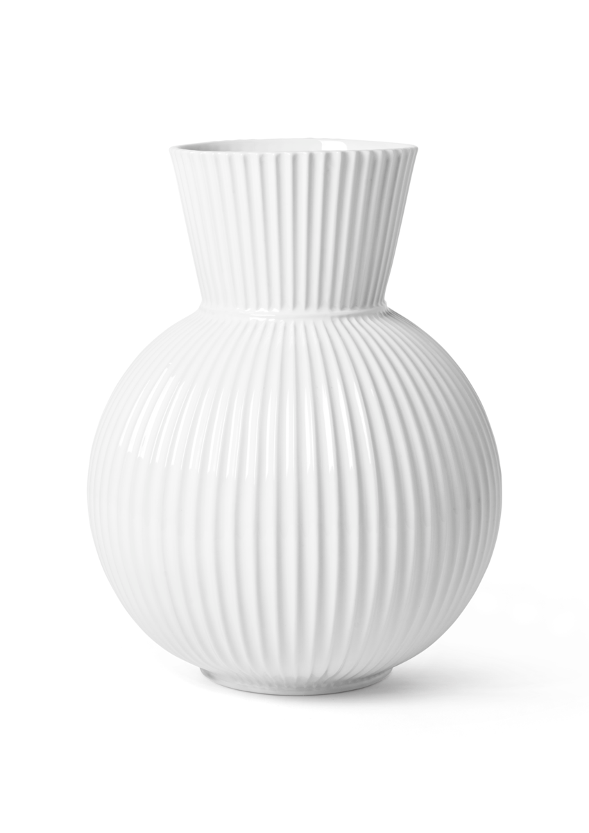 Lyngby Tura Vase in White Porcelain