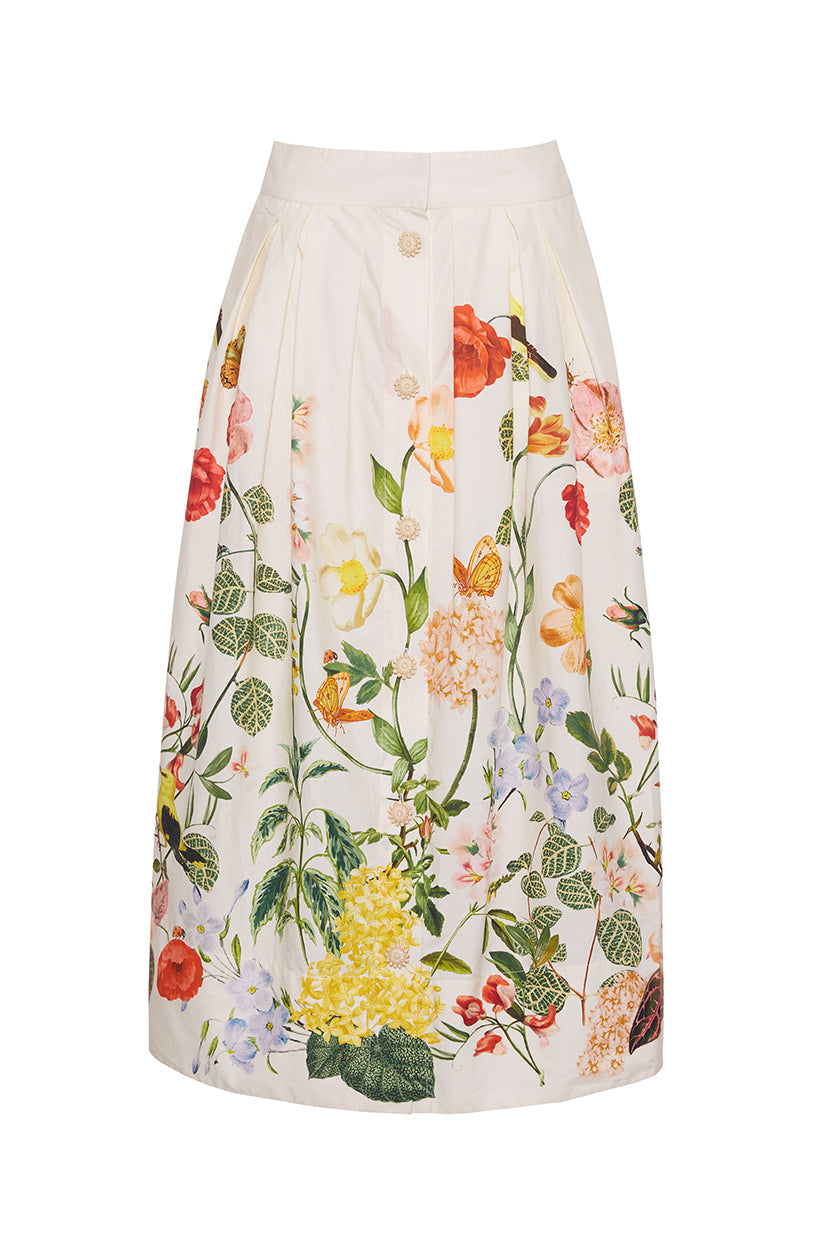 Marge Skirt in Nectar Egret