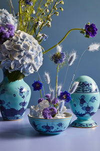 Oriente Italiano Egg With Cover in Iris