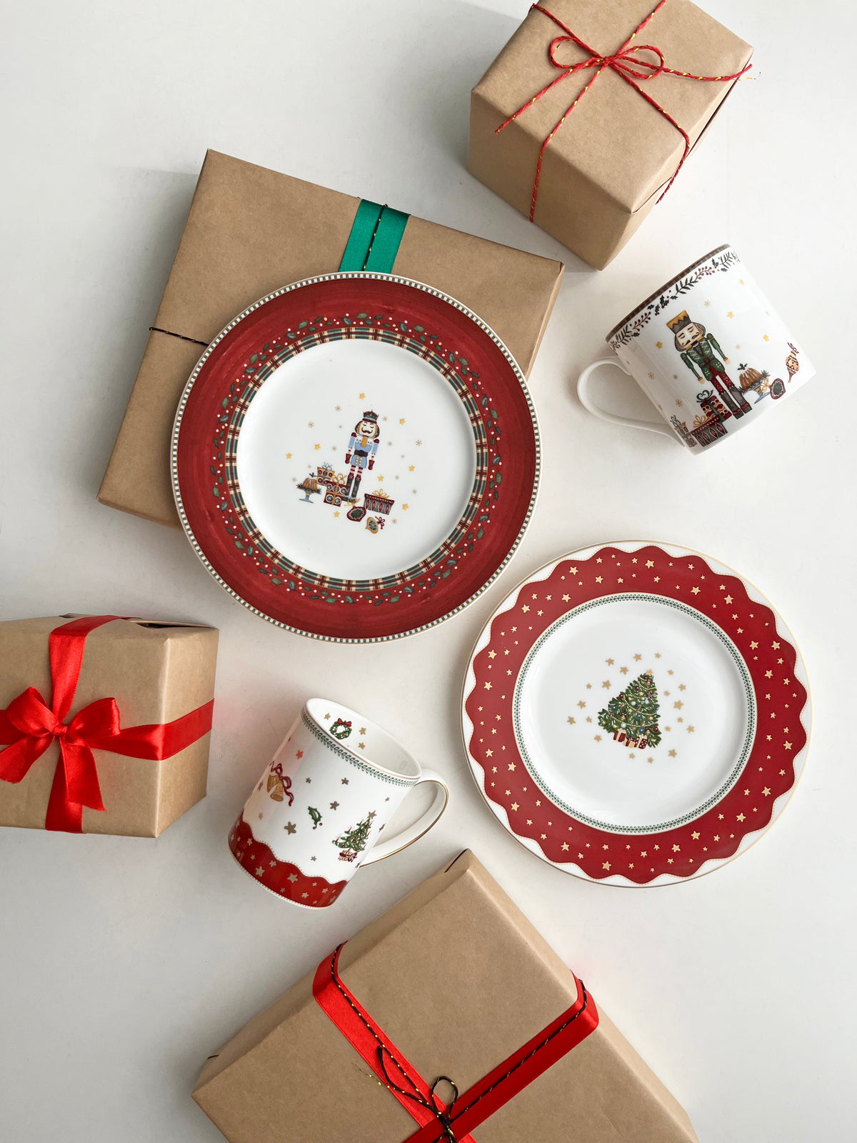 Prouna My Noel & Nutcracker Mugs and Dessert Plates Lifestyle Photo