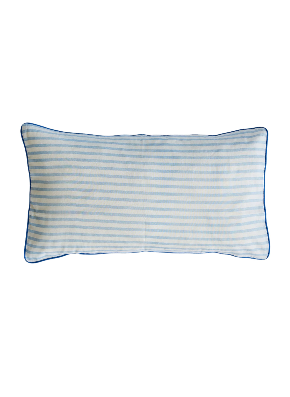 Blue & White Striped Toddler Pillow Case