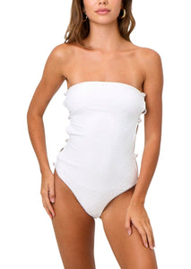 Stephanie One Piece in White Eyelet