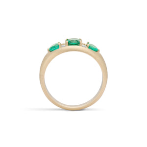 Paloma Emerald and Diamond Ring