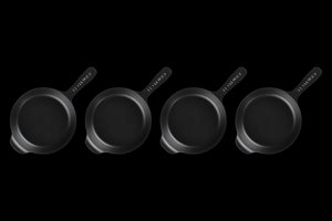 Mini Skillet 1/3 QT in Matte Black, Set of 4