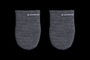 Mini Oven Mitts 8" in Noir, Set of 2