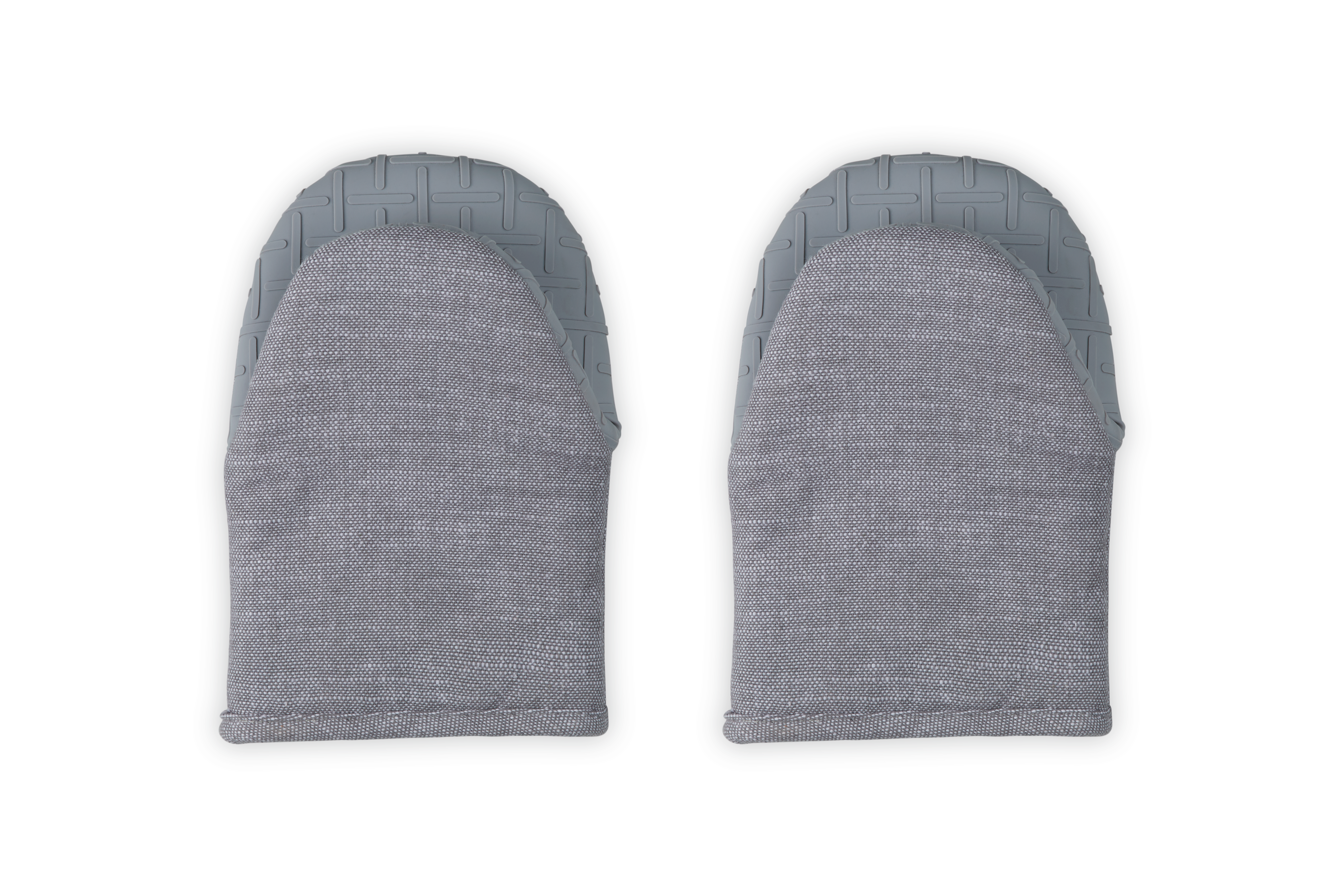 Mini Oven Mitts 8" in Charbon, Set of 2