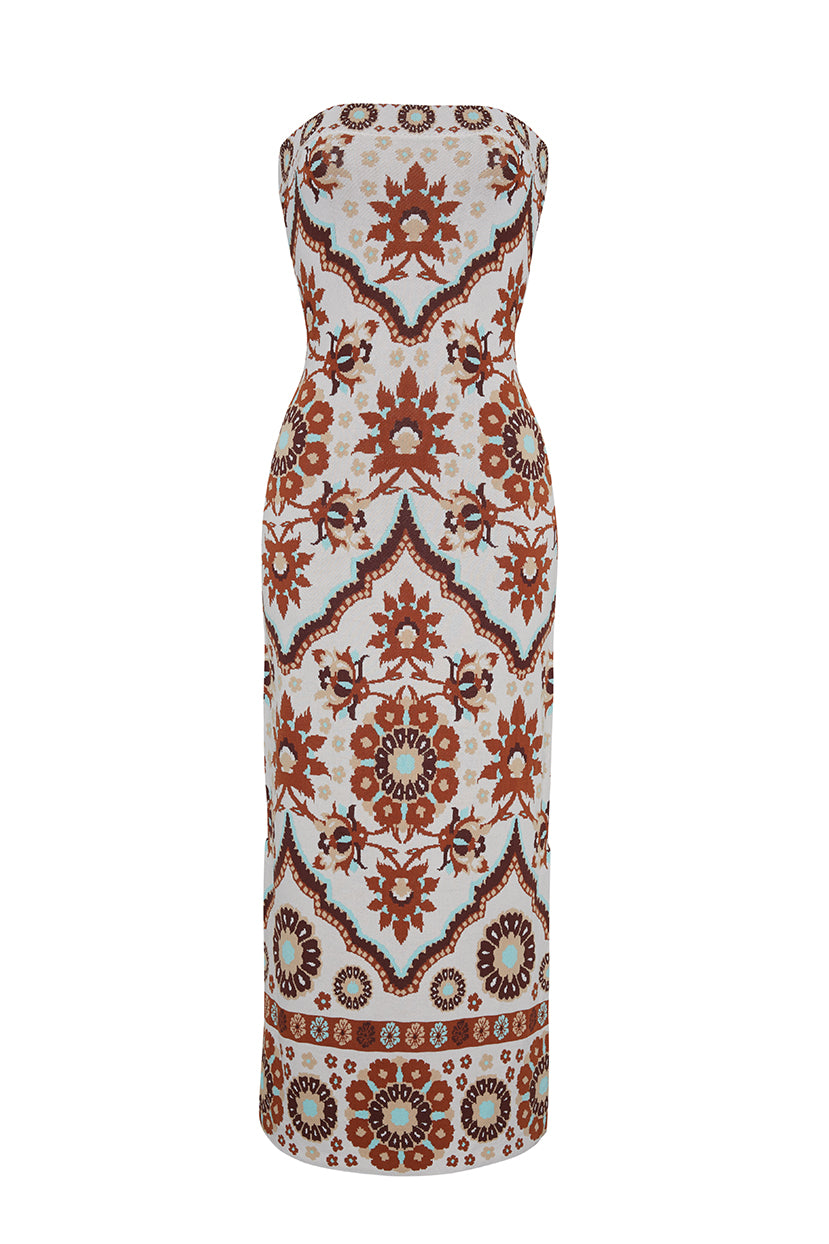 Rome Dress in Mystic Ivory