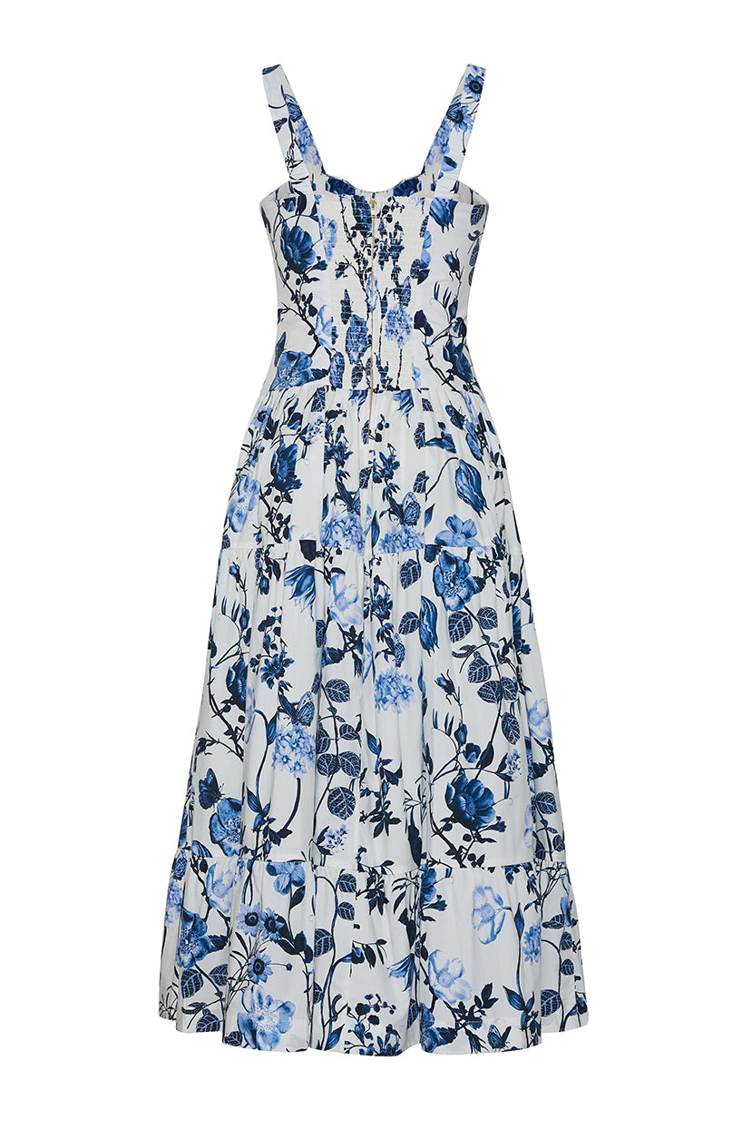 OTM Exclusive: Santiago Dress in Blue Stems