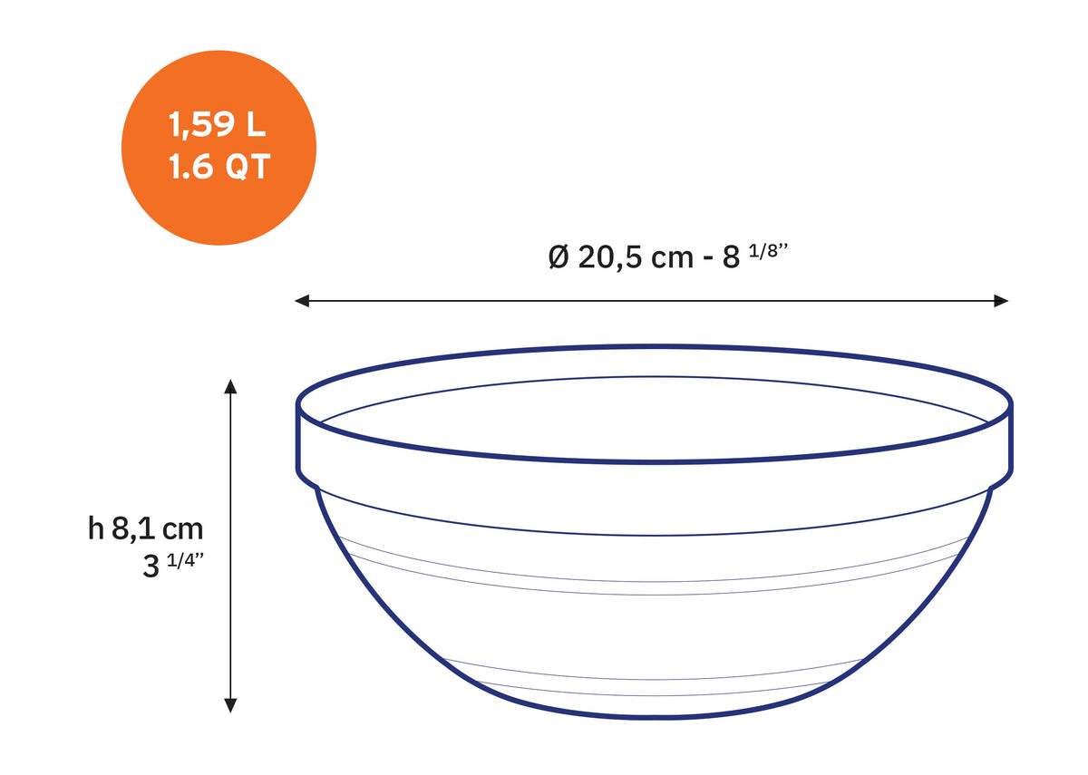 Le Gigogne Green Stackable Bowl