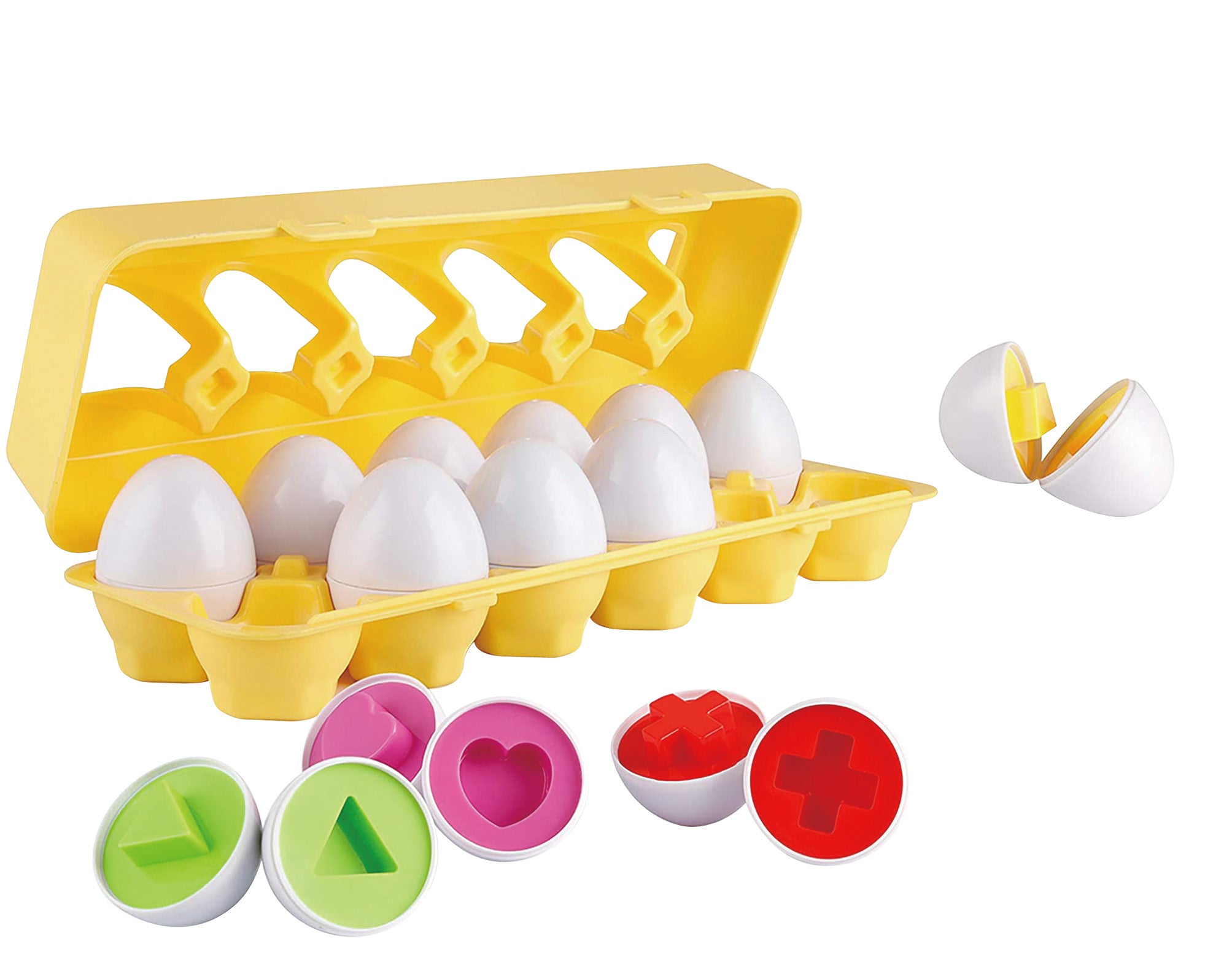 Shape Sorter Eggs 12 Piece playset