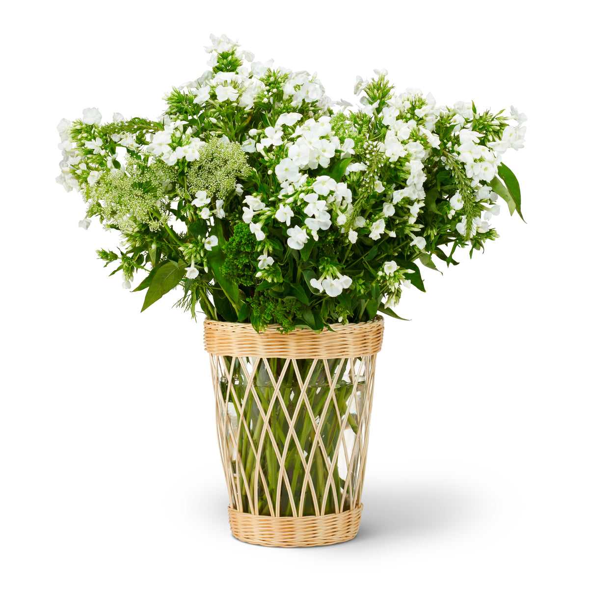 Navona Wicker Vase in Natural