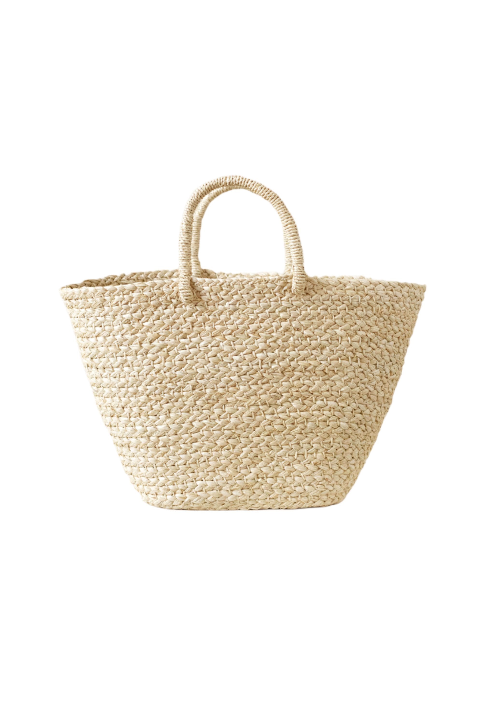 Braided Raffia Day Bag Natural