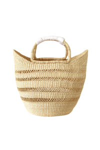 Bolga Open Weave Basket