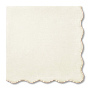 Vittoria Dinner Napkins in Beige, Set of 2