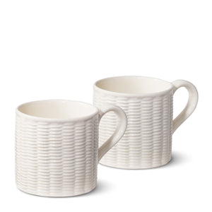 Leta Weave Mug, Set of 2