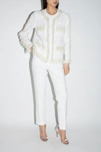 Cecile Jacket White Tweed