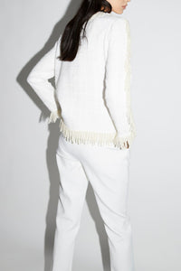 Cecile Jacket White Tweed