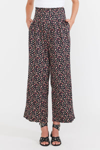 Kirby Pant in Black Rose Floral