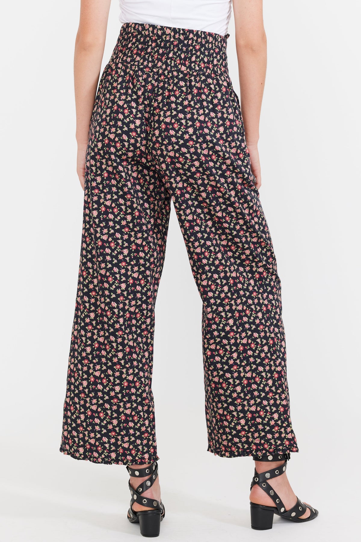 Kirby Pant in Black Rose Floral