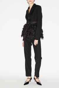 Vincent Jacket Black Tailoring Taffeta