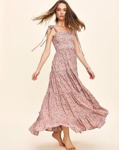 Anna Dress in Rose Liberty Floral