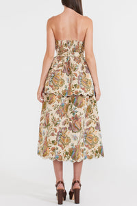 Daisy Dress in Rainbow Floral Jacquard