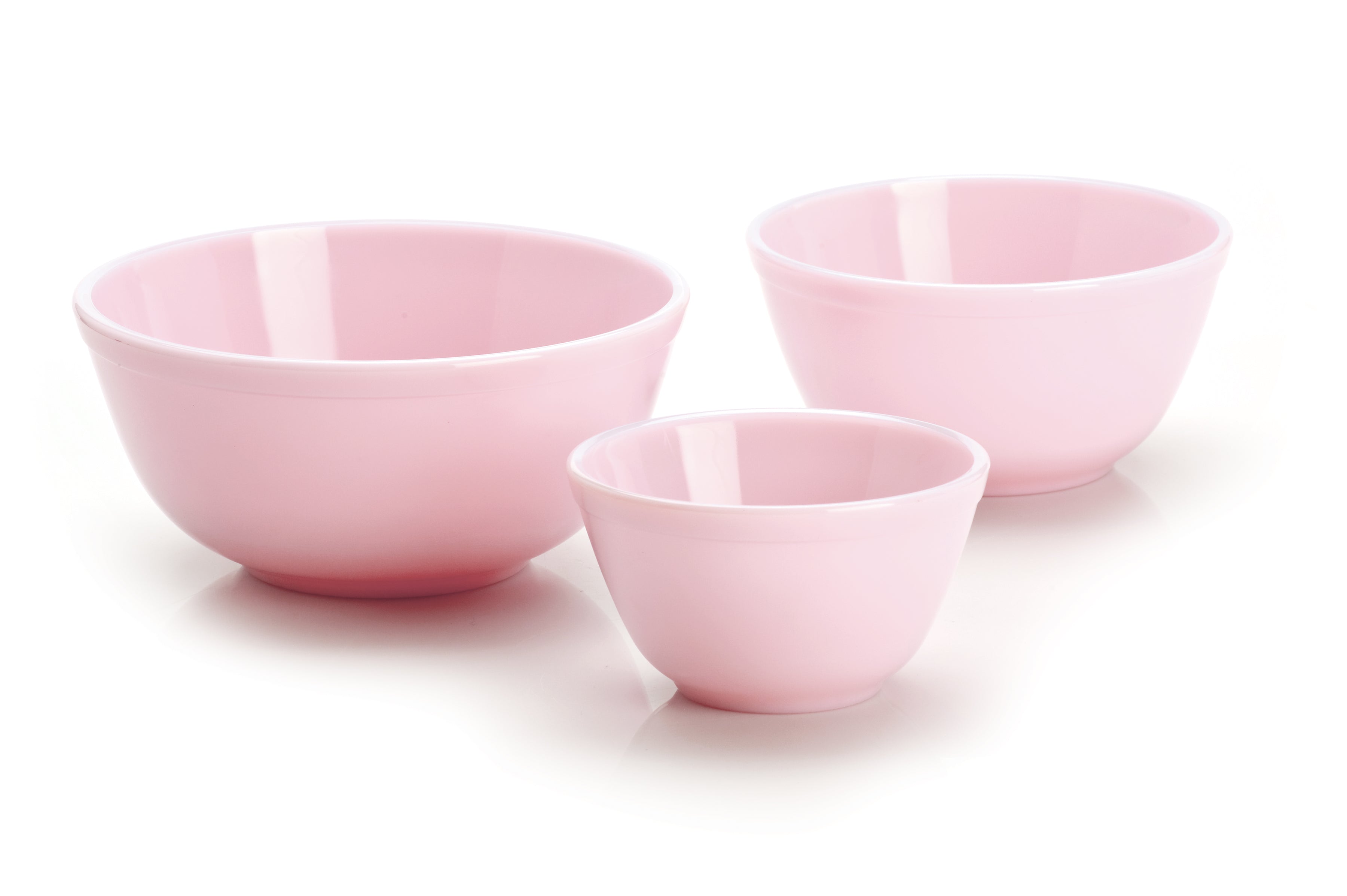 Glass Mixing Bowls, Set of 3