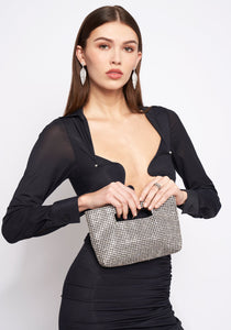 Montauk Long Clutch in Silver