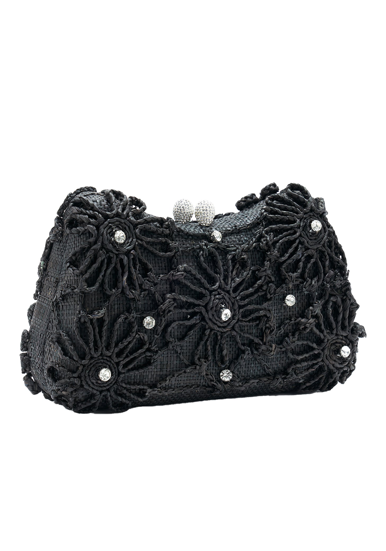 Gustavia in Black Raffia