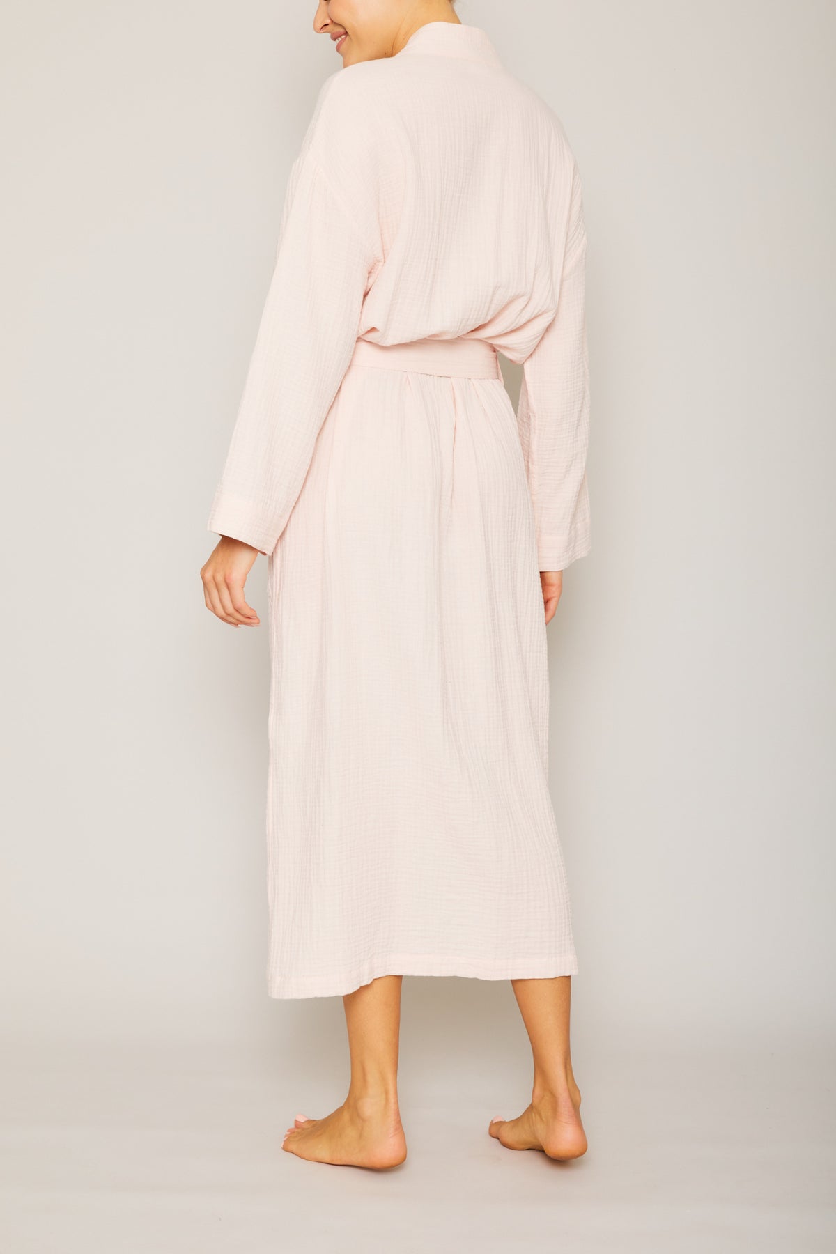 Angel Long Robe in Pink