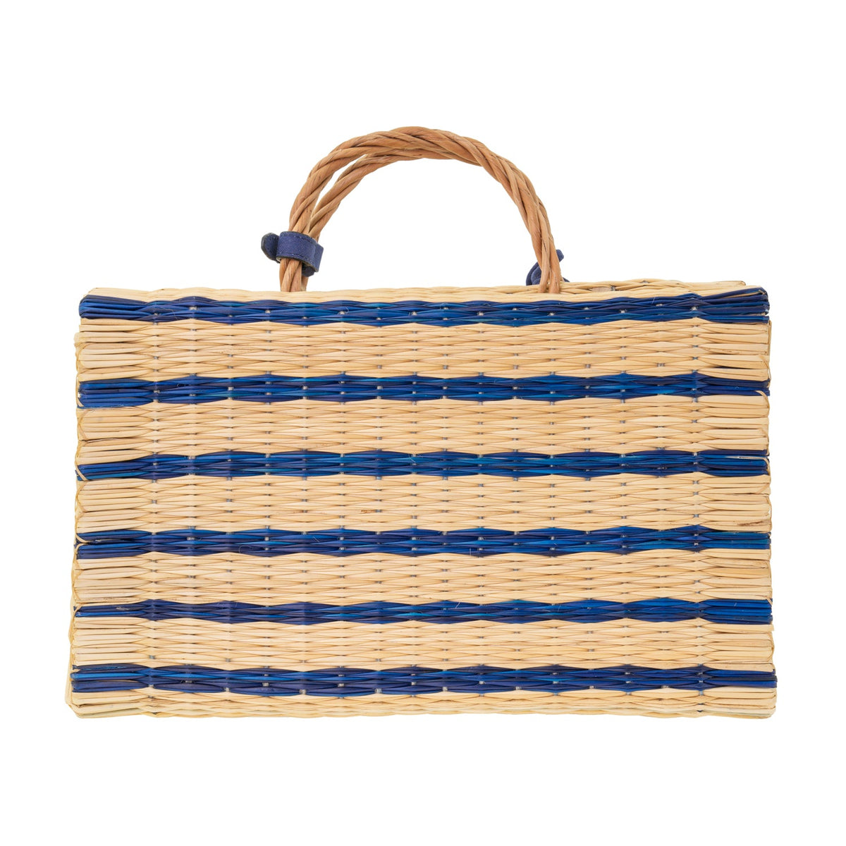 "The Grand Tour Collection" Beach Basket in Blue