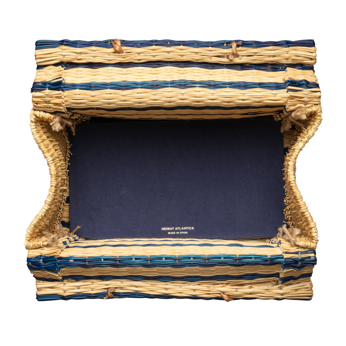 "The Grand Tour Collection" Beach Basket in Blue