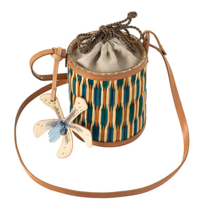 "The Grand Tour Collection" Cupid Madras in Blue & Green