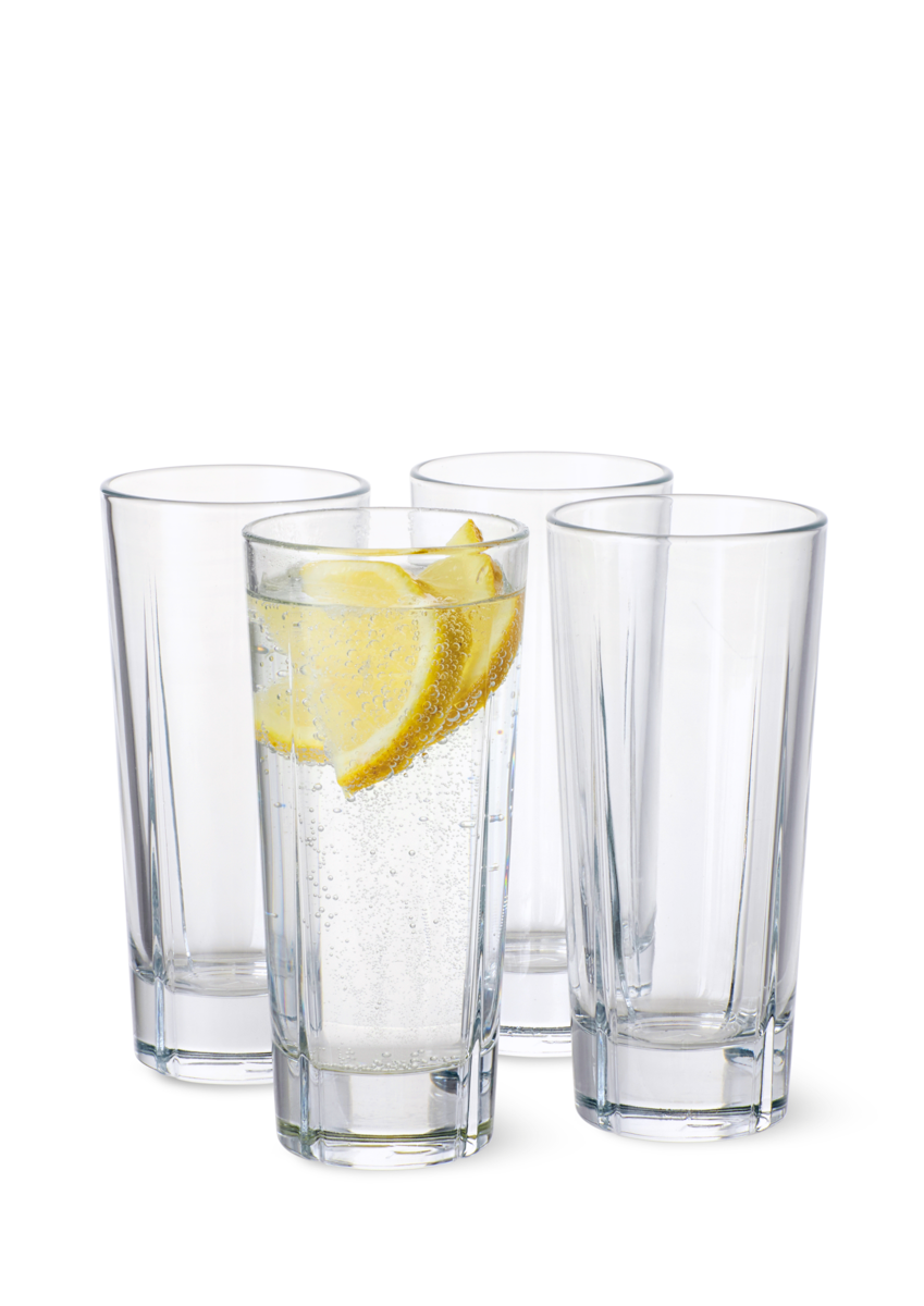 GC Long Drink Glass Design Erik Bagger, Set of 4