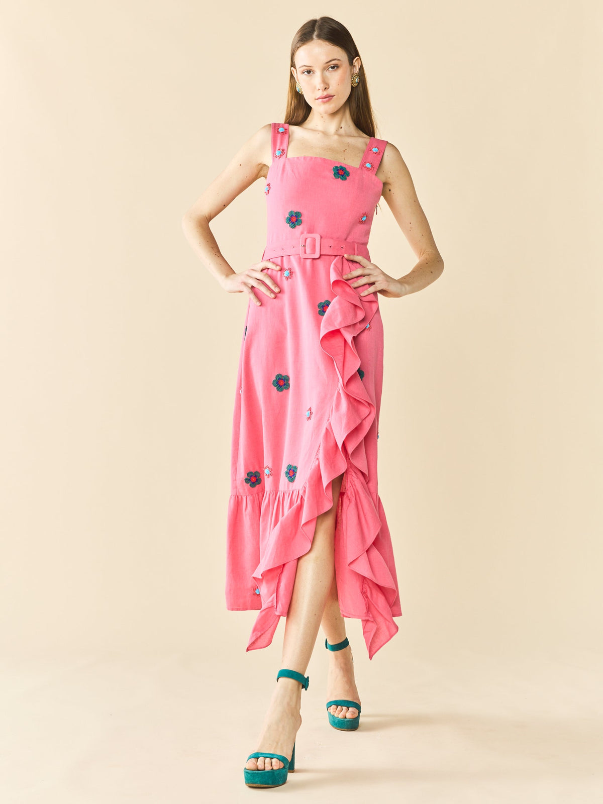 Cindy Dress in Pink Party
