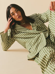 Meredith Blazer in Meadow Stripe