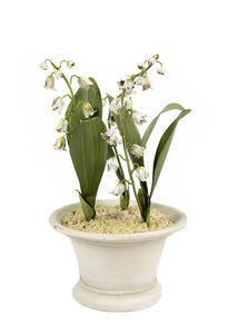 Tole Flower Multi-Stem Lily Of The Valley