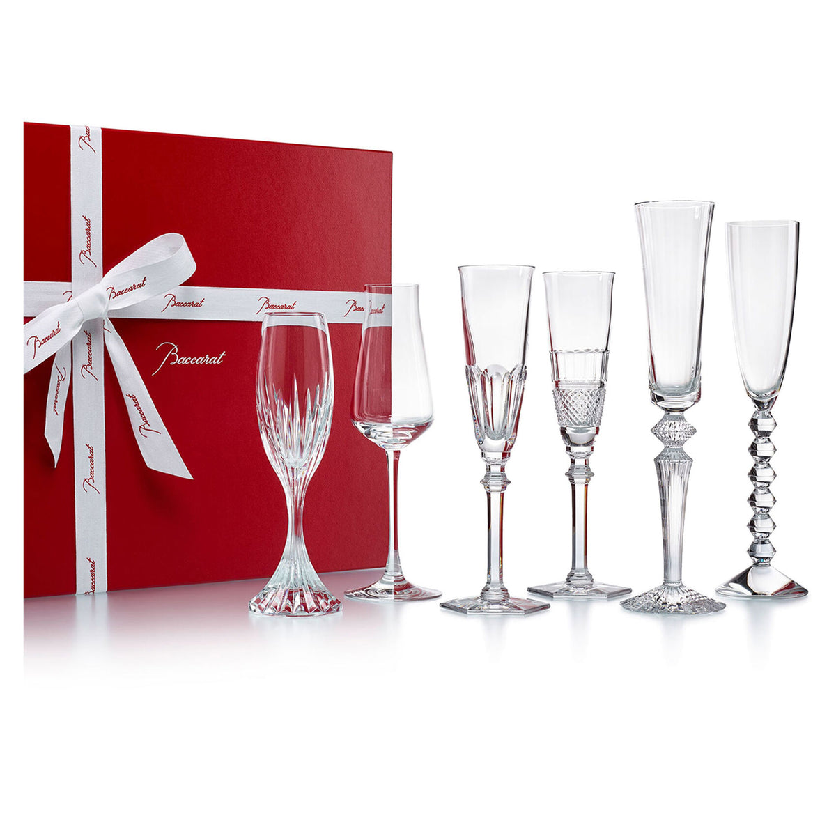 Bubble Box, Set of 6 Champagne Flutes