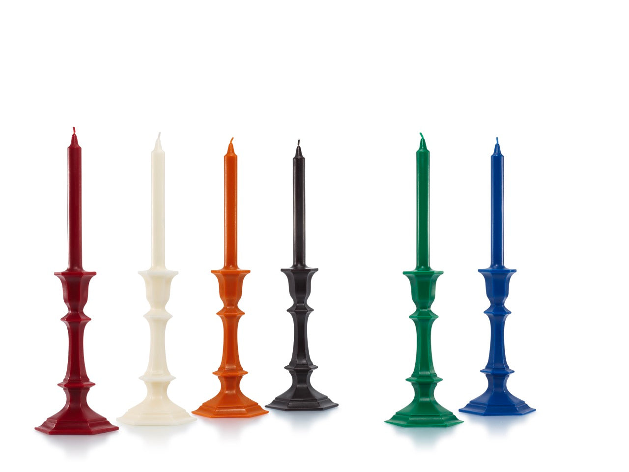 Harcourt Candlestick Candle in Green